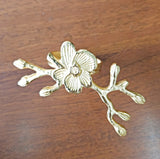 Metal Flower Napkin Rings 6 Pcs Set