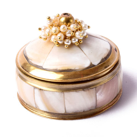 Mother of Pearl Coin Box