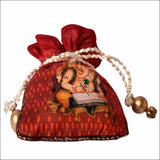 Ganesh Print Coin Pouch