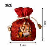 Ganesh Print Coin Pouch