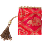 Patola Brocade Coin Pouch - Set Of 2