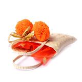 Pom Pom Tassel Cane Bags- Set of 2