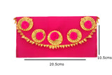Gota & Pompom Fabric Envelope