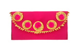 Gota & Pompom Fabric Envelope