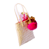 Pom Pom Tassel Cane Bags- Set of 2