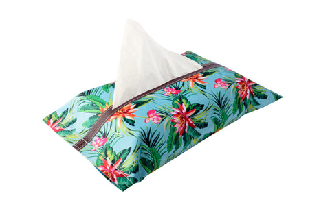 Tropical Flowers Tissue Box Cover