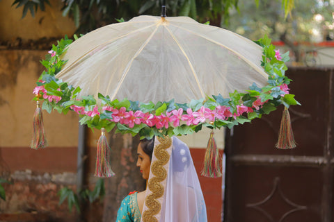 Bridal entry option on rent, Bridal entry option on hire, Bridal Entry, Umbrella for wedding, Phoolon ki Chaddar, Artifical flower Umbrella, 