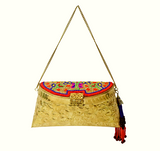 Metal Purse With Multicolour Bead Work