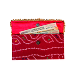 Bandhani Fabric Envelope